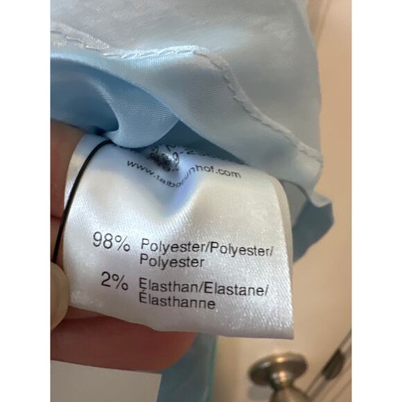 Talbot Runhof NWT Turquoise Gobhan Draped Sleeveless Formal Gown Dress Size 4 - Picture 10 of 10